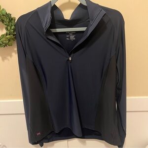 Ruby Ribbon Starlight Sport Top Midnight Black